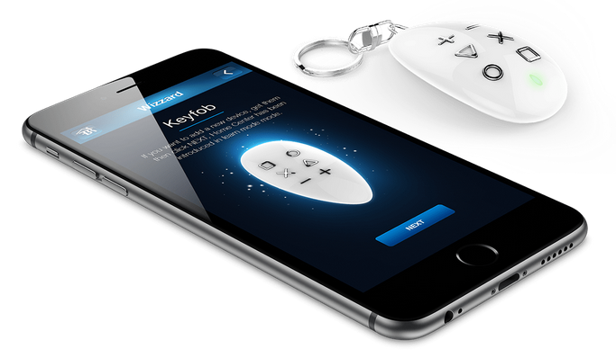 fibaro keyfob z telefonem app